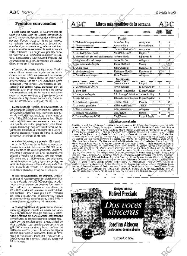 CULTURAL MADRID 10-07-1998 página 8