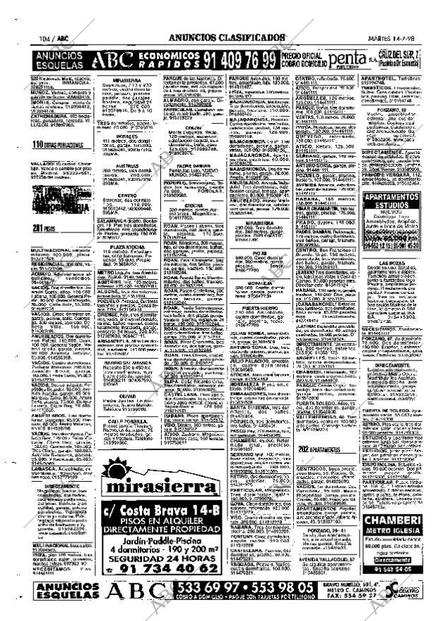 ABC MADRID 14-07-1998 página 104