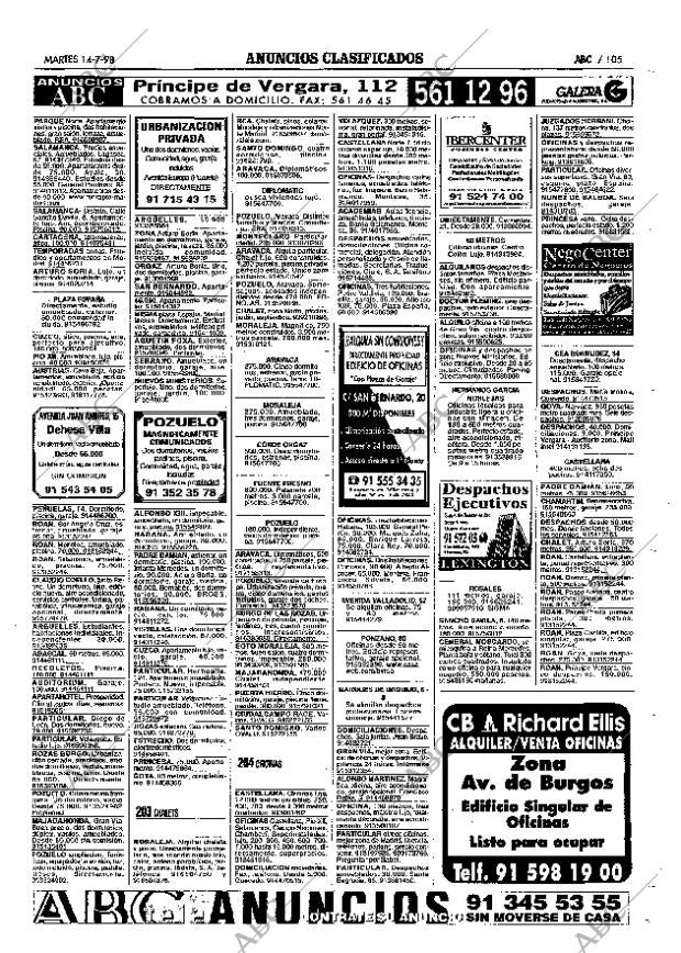 ABC MADRID 14-07-1998 página 105