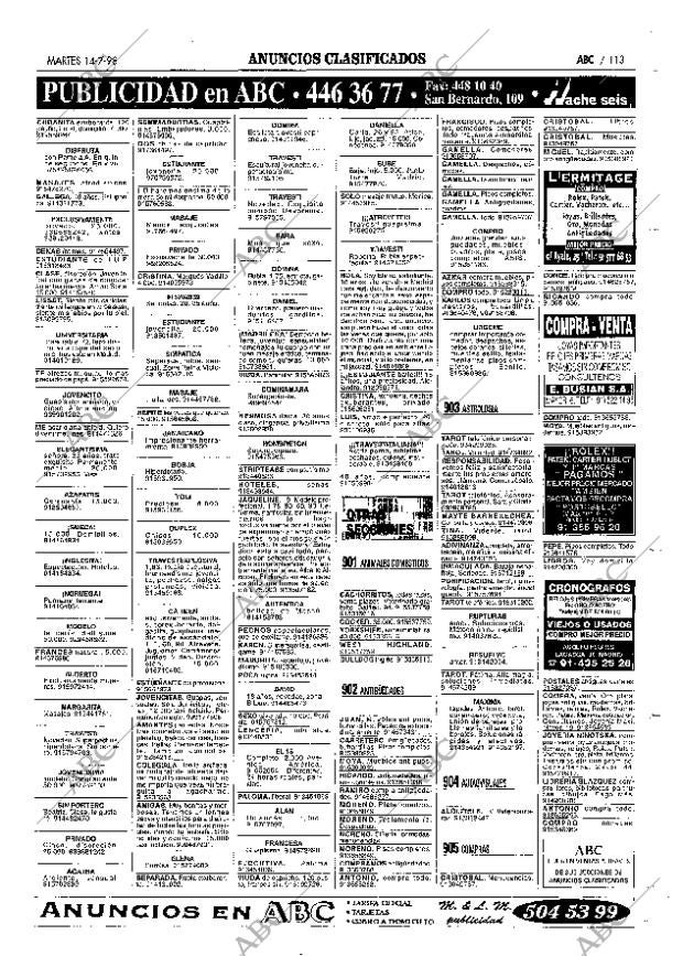 ABC MADRID 14-07-1998 página 113