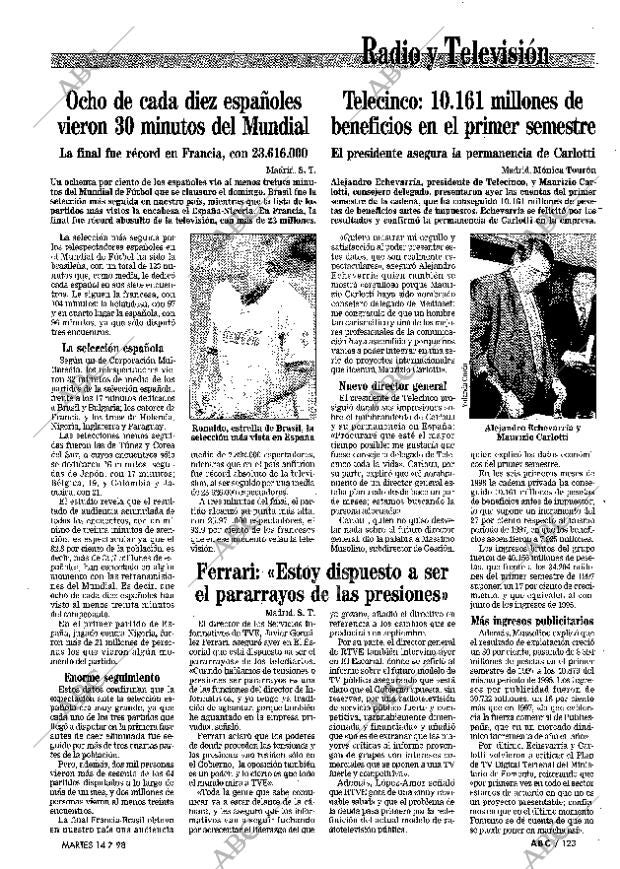 ABC MADRID 14-07-1998 página 123