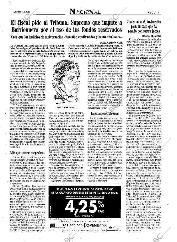 ABC MADRID 14-07-1998 página 19