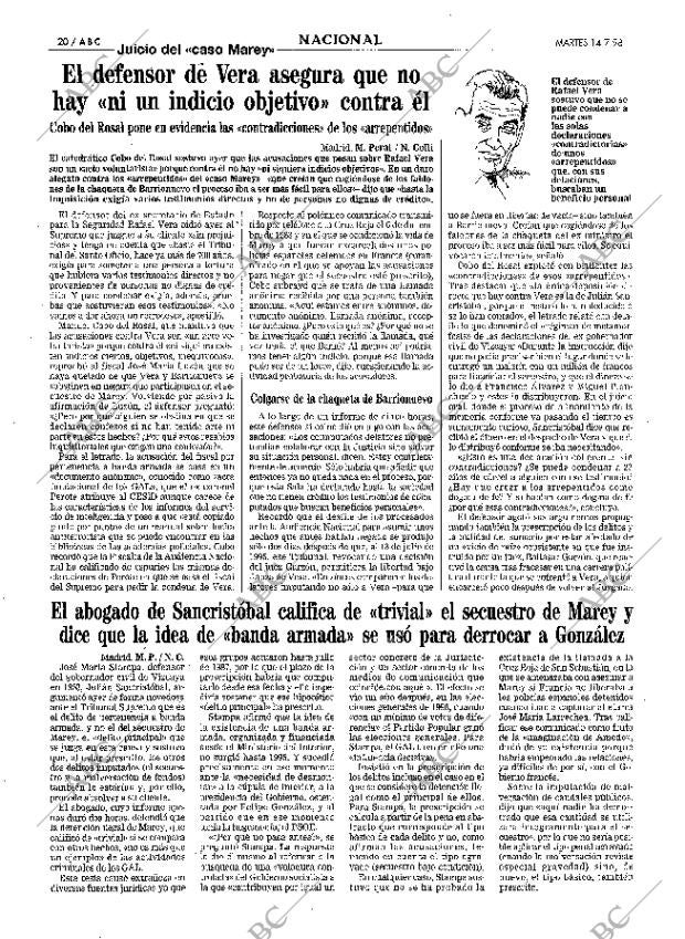 ABC MADRID 14-07-1998 página 20