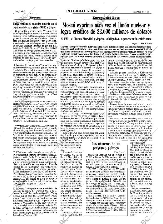 ABC MADRID 14-07-1998 página 30
