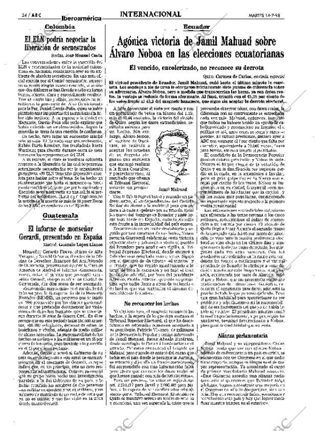ABC MADRID 14-07-1998 página 34