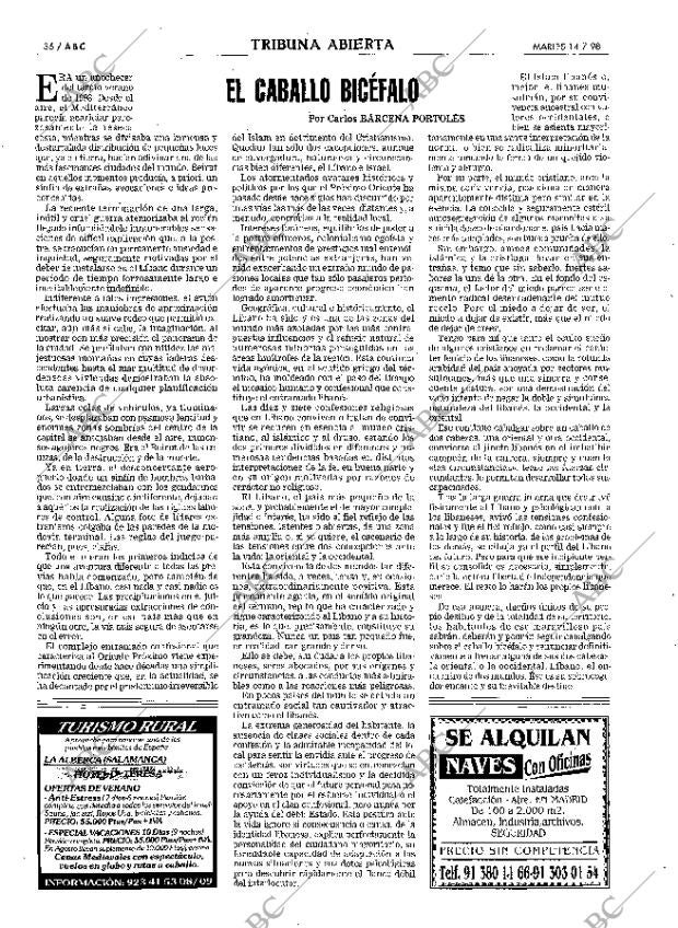 ABC MADRID 14-07-1998 página 36