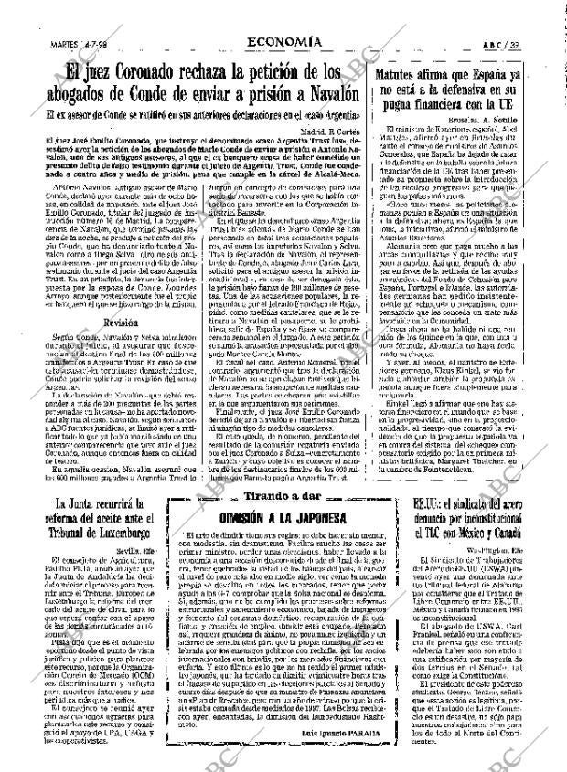ABC MADRID 14-07-1998 página 39