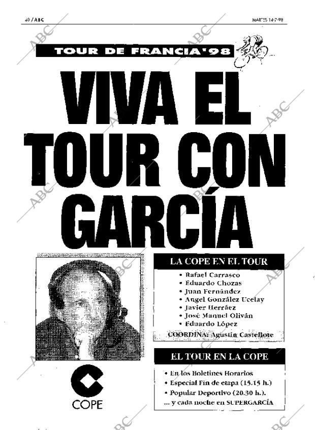 ABC MADRID 14-07-1998 página 40