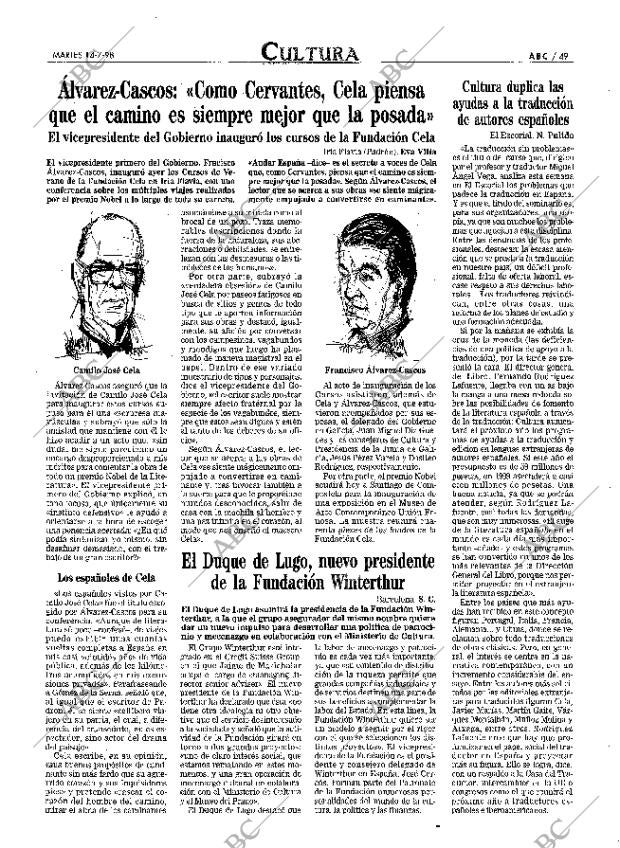 ABC MADRID 14-07-1998 página 49