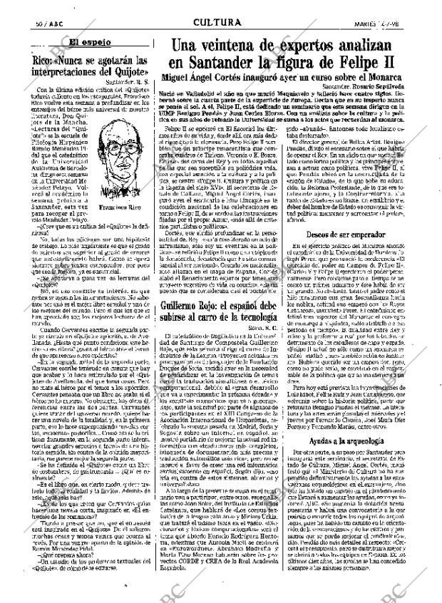 ABC MADRID 14-07-1998 página 50