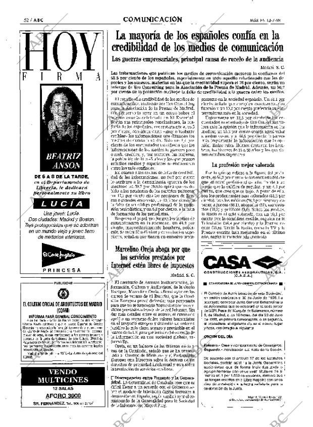 ABC MADRID 14-07-1998 página 52