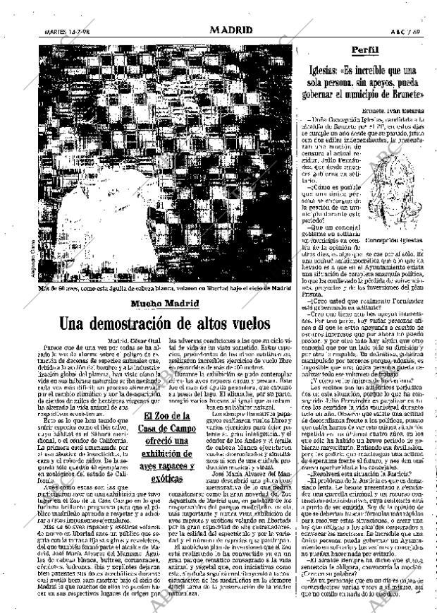 ABC MADRID 14-07-1998 página 69