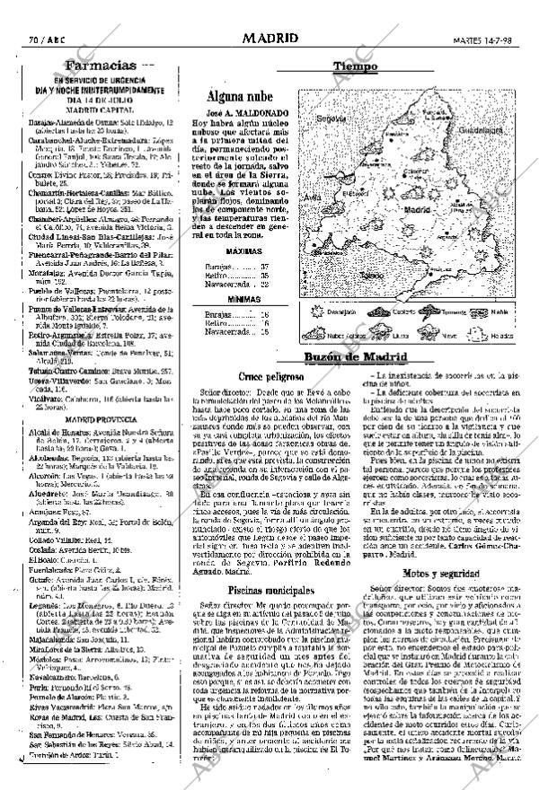 ABC MADRID 14-07-1998 página 70