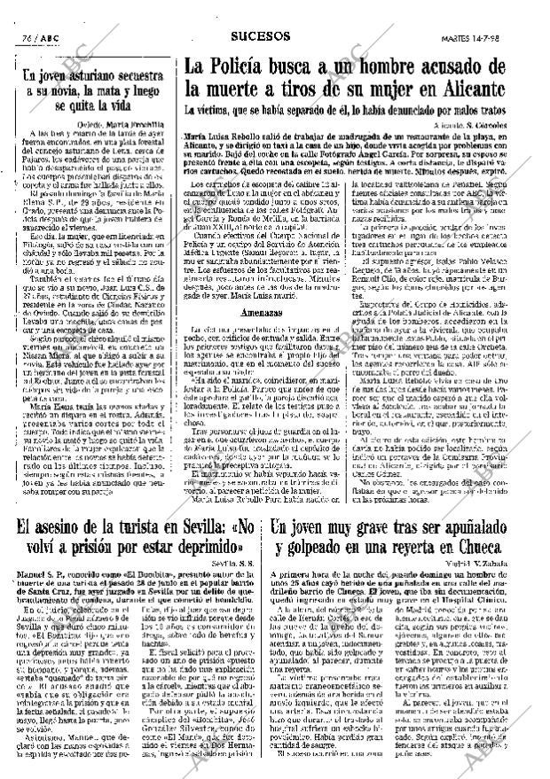 ABC MADRID 14-07-1998 página 76