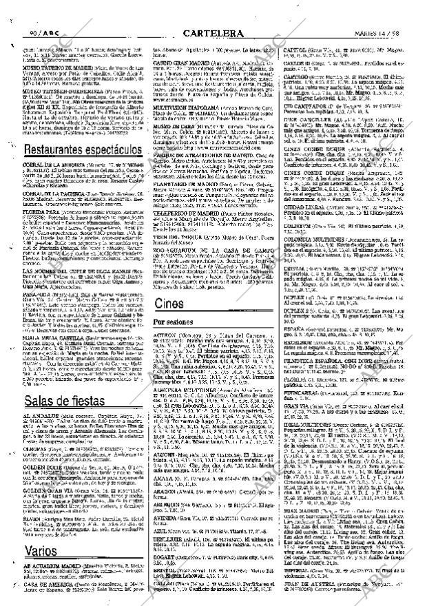 ABC MADRID 14-07-1998 página 90