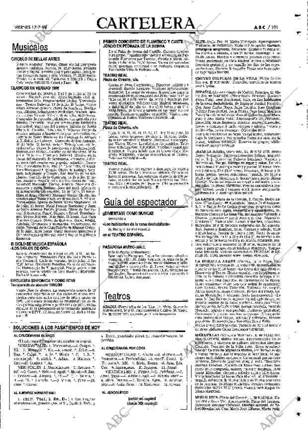 ABC MADRID 17-07-1998 página 101