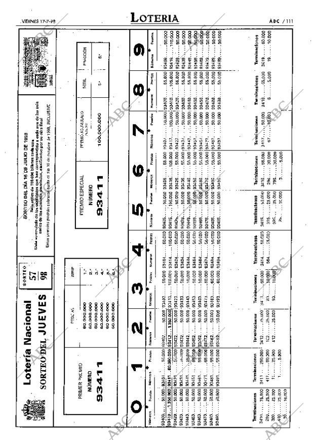ABC MADRID 17-07-1998 página 111