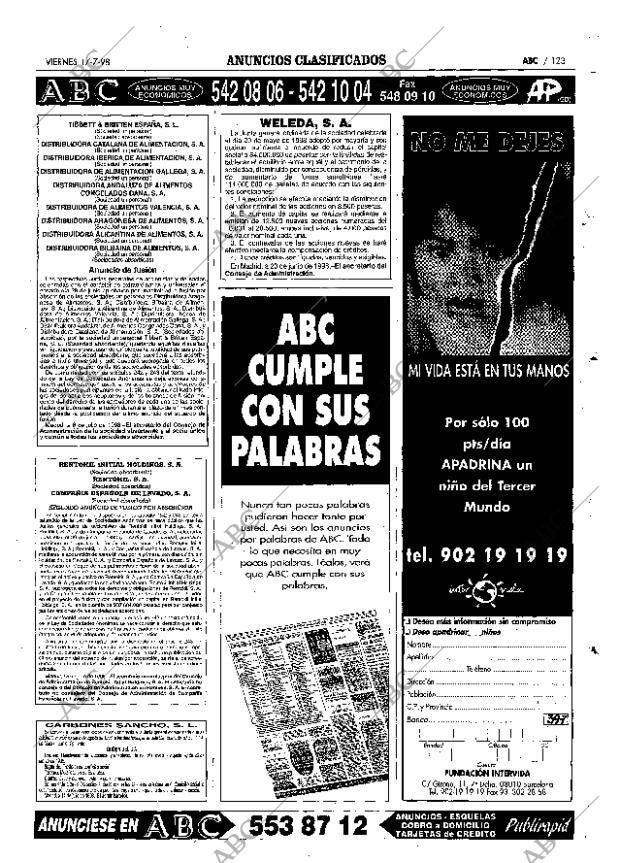 ABC MADRID 17-07-1998 página 123