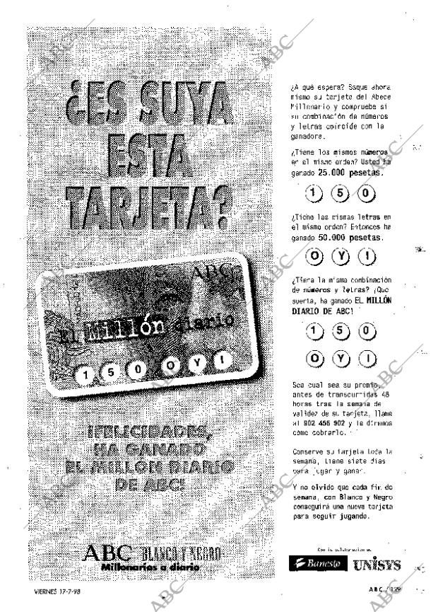ABC MADRID 17-07-1998 página 129