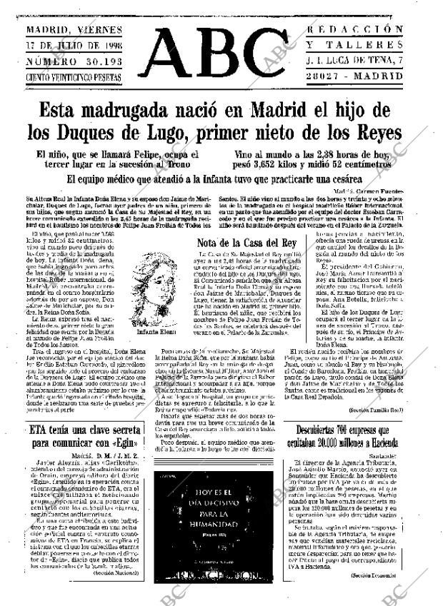 ABC MADRID 17-07-1998 página 13