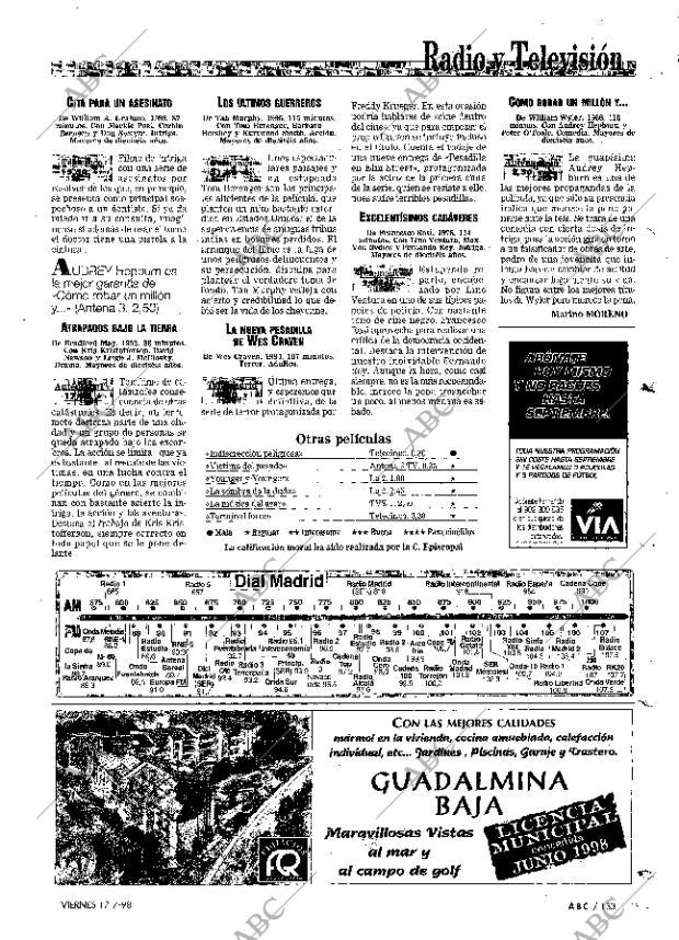ABC MADRID 17-07-1998 página 133