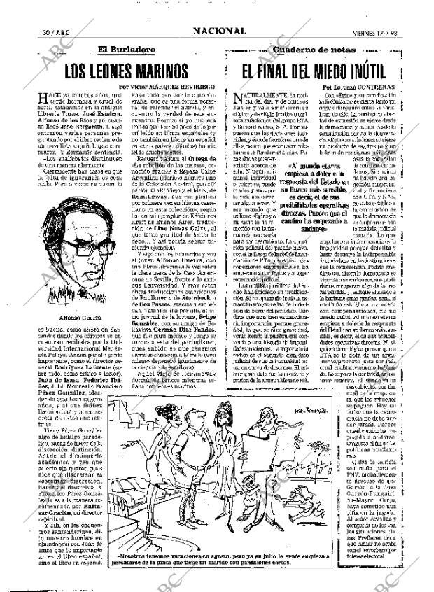 ABC MADRID 17-07-1998 página 30