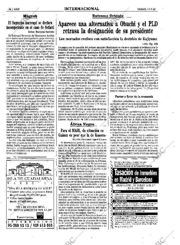 ABC MADRID 17-07-1998 página 36