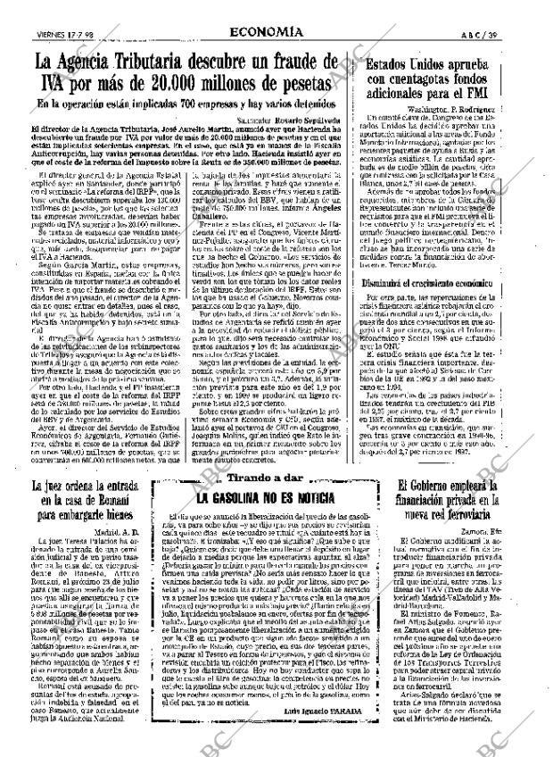 ABC MADRID 17-07-1998 página 39