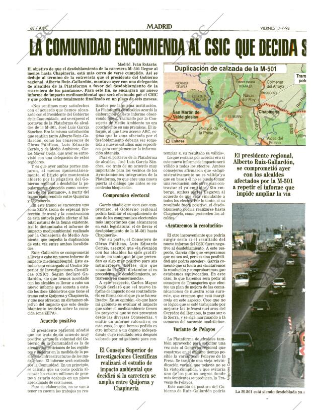 ABC MADRID 17-07-1998 página 68