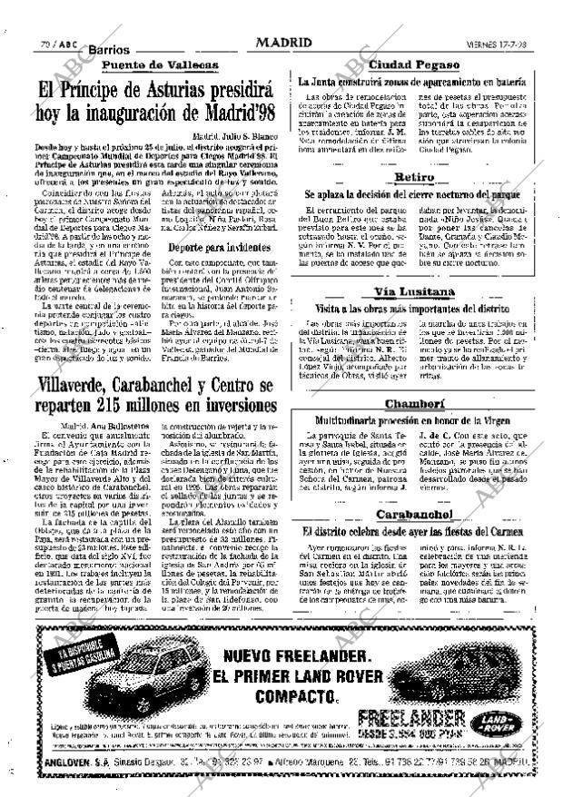 ABC MADRID 17-07-1998 página 70