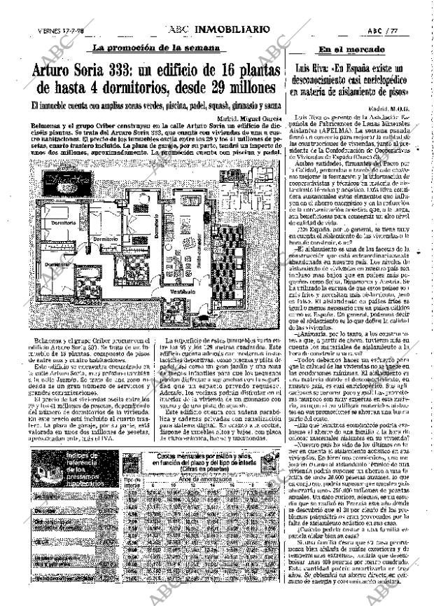 ABC MADRID 17-07-1998 página 77