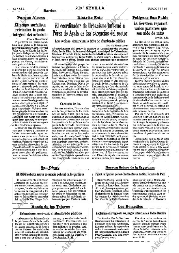 ABC SEVILLA 18-07-1998 página 56