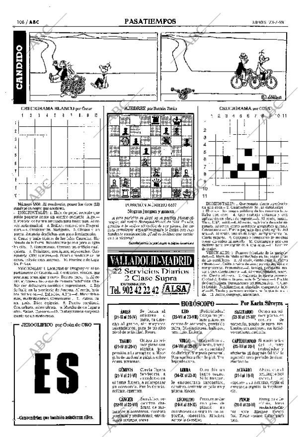 ABC MADRID 23-07-1998 página 108