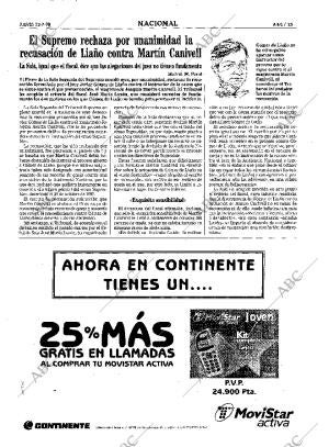 ABC MADRID 23-07-1998 página 25