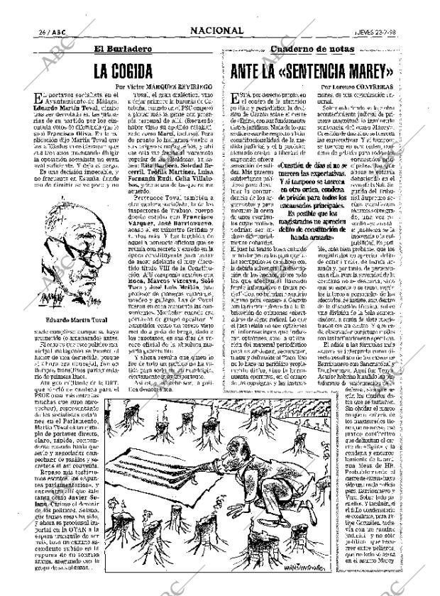 ABC MADRID 23-07-1998 página 26