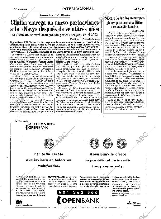 ABC MADRID 23-07-1998 página 29