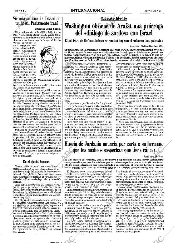 ABC MADRID 23-07-1998 página 30