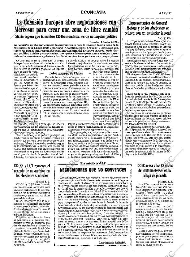 ABC MADRID 23-07-1998 página 35