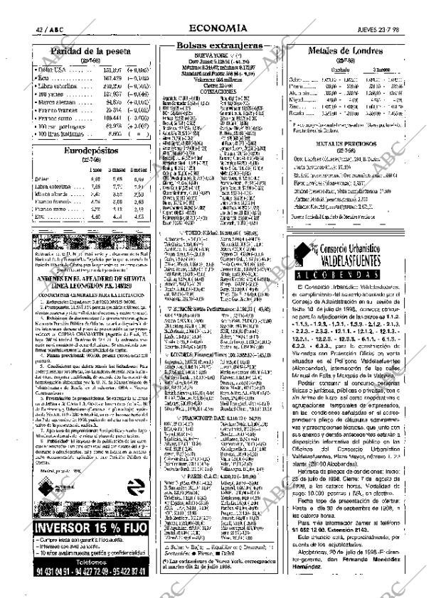 ABC MADRID 23-07-1998 página 42