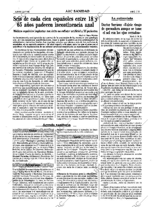 ABC MADRID 23-07-1998 página 51