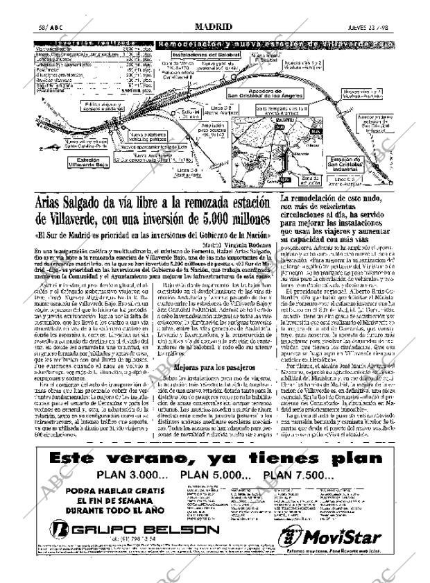 ABC MADRID 23-07-1998 página 58
