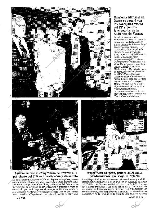 ABC MADRID 23-07-1998 página 6