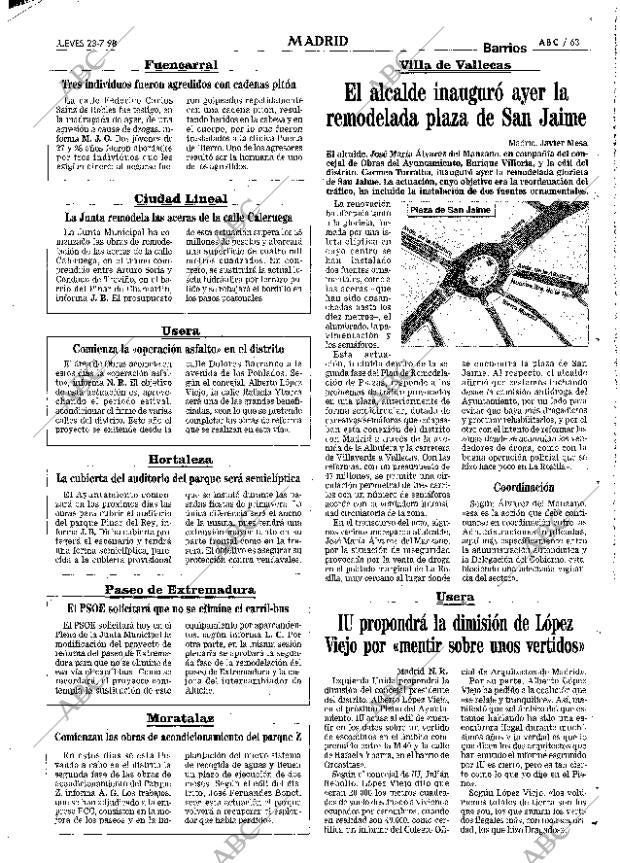 ABC MADRID 23-07-1998 página 63