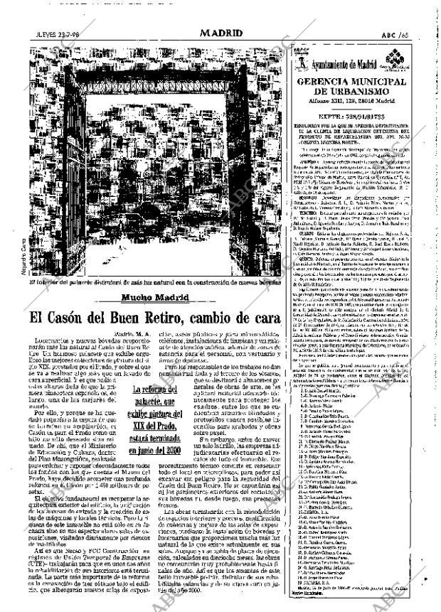 ABC MADRID 23-07-1998 página 65