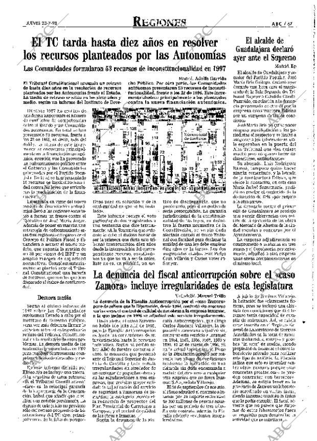 ABC MADRID 23-07-1998 página 67