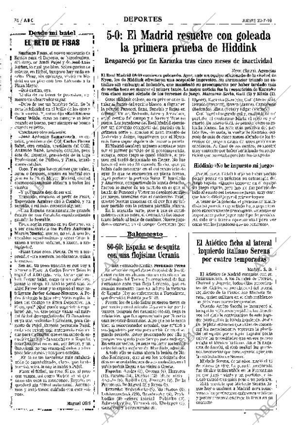 ABC MADRID 23-07-1998 página 76