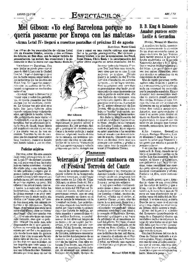 ABC MADRID 23-07-1998 página 79