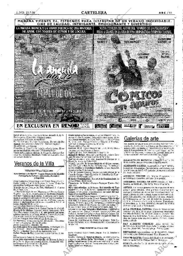 ABC MADRID 23-07-1998 página 83