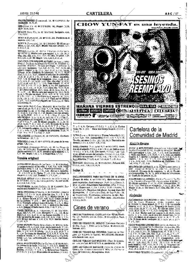 ABC MADRID 23-07-1998 página 87