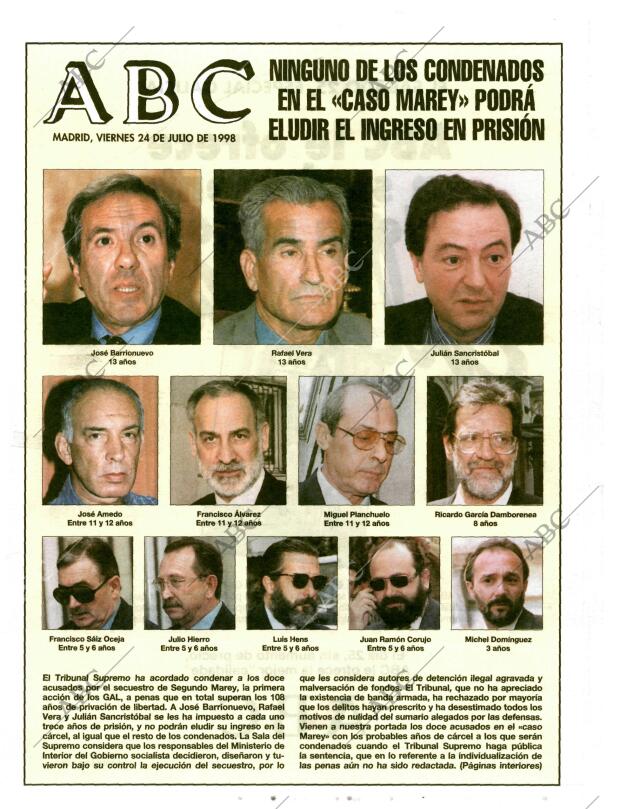 ABC MADRID 24-07-1998 página 1